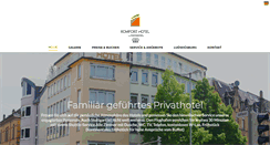 Desktop Screenshot of komforthotel-ludwigsburg.de